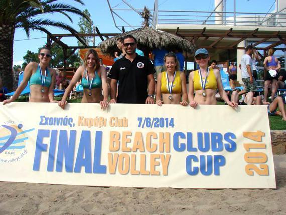Χάλκινα τα κορίτσια της ΠΓΕ στο Διασυλλογικό Πρωτάθλημα "Beach Volley"
